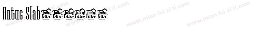 Antuc Slab字体转换
